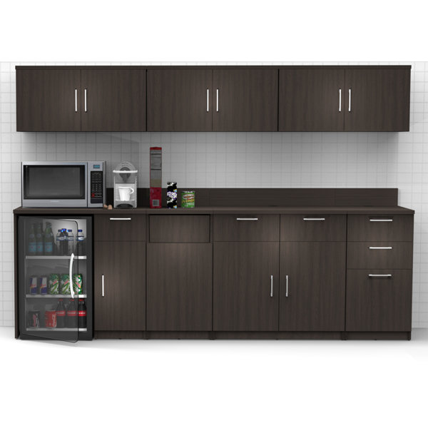 Breaktime Raised Panel 108'' W x 76'' H Espresso Medium Density